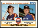 #441 Astros Leaders & Checklist Ray Knight / Joe Niekro 