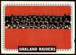 #153 Oakland Raiders Team  