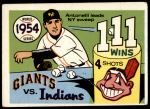 #51 1954 Giants vs. Indians   Johnny Antonelli 
