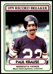 #4 Record Breaker Paul Krause 