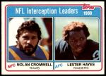 #5 Interception Leaders Nolan Cromwell / Lester Hayes 