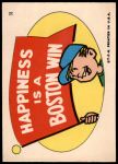 #31 Happiness is a Boston Win  