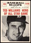 #452 Hero of All-Star Game  Ted Williams 