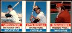 Chris Speier / Dave Winfield / Mike Schmidt 