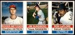 Roger Metzger / Jim Sundberg / Ron LeFlore 