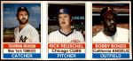 Thurman Munson / Rick Reuschel / Bobby Bonds 