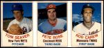 Tom Seaver / Pete Rose / Rod Carew 