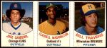 Jose Cardenal / Claudell Washington / Bill Travers 
