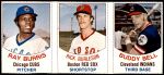 Ray Burris / Rick Burleson / Buddy Bell 