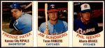 Freddie Patek / Jim Sundberg / Phil Niekro 
