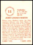 1975 SSPC #475 Jerry Martin<br />B76S 05 9288<br /><a class='button AddToCart' data-ajax='true' data-ajax-mode='replace' data-ajax-update='#cart-info' href='/AddToCart?itemId=6526054&quantity=1&type=0'>Add To Cart</a>