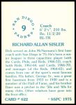 1975 SSPC #622 Dick Sisler<br />B76S 05 9840<br /><a class='button AddToCart' data-ajax='true' data-ajax-mode='replace' data-ajax-update='#cart-info' href='/AddToCart?itemId=6527271&quantity=1&type=0'>Add To Cart</a>
