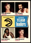 #81 Hawks Leaders Pete Maravich / Walt Bellamy / Lou Hudson 