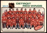 #87 Red Wings Team Checklist  