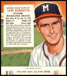 #24 Lew Burdette With Tab  