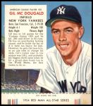 #25 Gil McDougald With Tab  