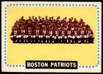 #21 Boston Patriots Team  