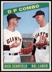 #156 Double Play Combo Hal Lanier / Dick Schofield 