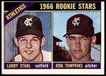 #107 A's Rookies Larry Stahl / Ron Tompkins 