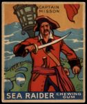 #19 Captain Misson  Boston as Manufacturer on Back 