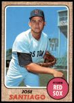 1968 Topps #123 Jose Santiago<br />B68T 13 3403<br /><a class='button AddToCart' data-ajax='true' data-ajax-mode='replace' data-ajax-update='#cart-info' href='/AddToCart?itemId=6587565&quantity=1&type=0'>Add To Cart</a>