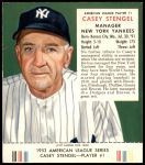 #1 Casey Stengel With Tab 