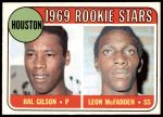 #156 Astros Rookies Hal Gilson / Leon McFadden 