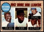 #5 NL HR Leaders Hank Aaron / Willie McCovey / Ron Santo / Jim Wynn 