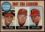 #7 NL ERA Leaders Jim Bunning / Phil Niekro / Chris Short 