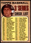 #192 Checklist 3 Carl Yastrzemski 