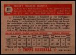 1952 Topps Glossy Reprint #311 Glossy Reprint Mickey Mantle<br />BT52-AS 311<br /><a class='button AddToCart' data-ajax='true' data-ajax-mode='replace' data-ajax-update='#cart-info' href='/AddToCart?itemId=6631803&quantity=1&type=0'>Add To Cart</a>