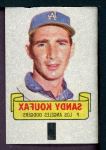 Sandy Koufax  