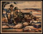 #4 United States .30-Caliber Heavy Machine Gun  Field Artillery 