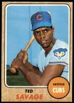 #119 Ted Savage Milton Bradley 