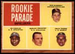 #595 Rookie Parade - Infielders Ed Charles / Bob Sadowski / Felix Torres / Marlan Coughtry 