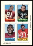 Jackie Smith / Jim Grabowski / Charley Taylor / Jimmy Johnson 