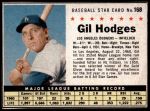 #168 Gil Hodges  Hand Cut 