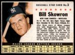 #3 Bill Skowron  Hand Cut 