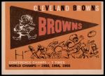 #38 Browns Pennant  