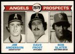 #703 Angels Prospects Jim Anderson / Dave Frost / Bob Slater 