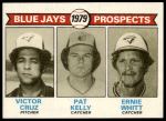 #714 Blue Jays Prospects Victor Cruz / Pat Kelly / Ernie Whitt 