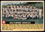 #100 Orioles Team  Center 