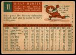 1959 Topps #11 Billy Hunter<br />B59T 14 3164<br /><a class='button AddToCart' data-ajax='true' data-ajax-mode='replace' data-ajax-update='#cart-info' href='/AddToCart?itemId=6800840&quantity=1&type=0'>Add To Cart</a>