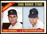 #584 Yankees Rookies Fritz Peterson / Frank Fernandez 