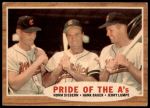 #127 Pride of the A's Norm Siebern / Hank Bauer / Jerry Lumpe 