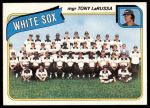 #112 White Sox Team Checklist Tony La Russa 