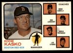 #131 Red Sox Leaders Eddie Kasko / Doug Camilli /  Don Lenhardt / Eddie Popowski / Lee Stange 