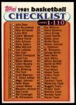 #76 Checklist 1-110  