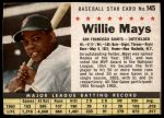 #145 Willie Mays  Hand Cut 
