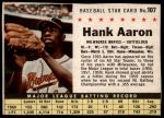 #107 Hank Aaron  Hand Cut 